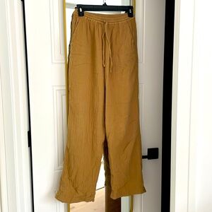 Xirena XS gauze drawstring pants